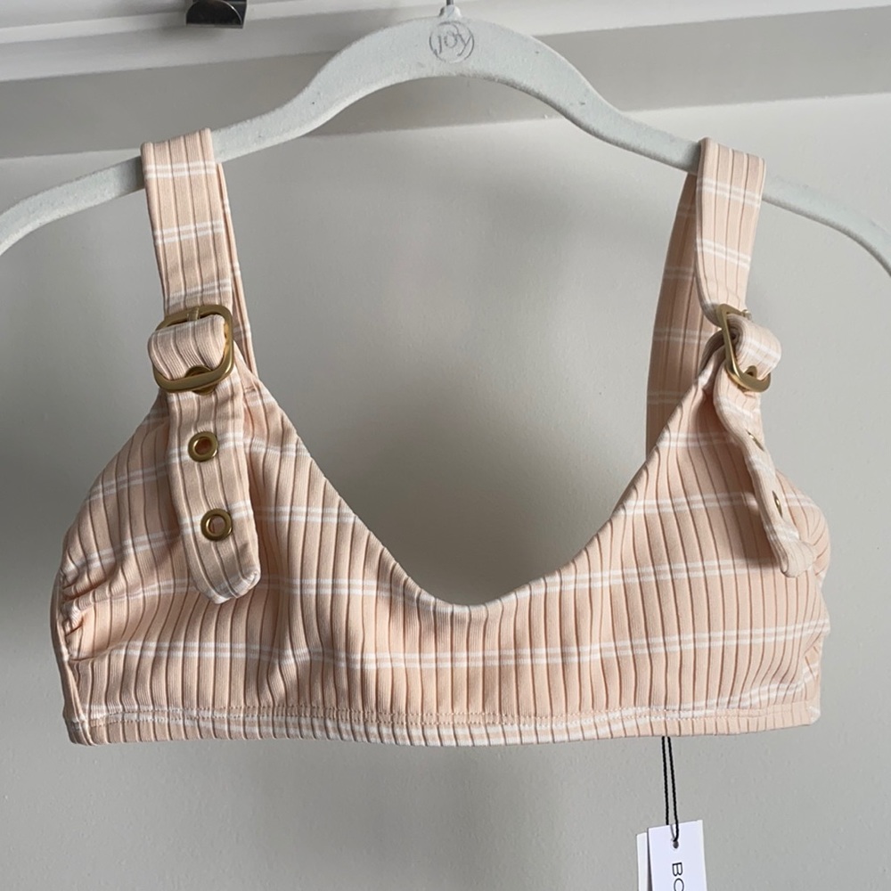 Bikini set - Blush peachy with gold buckles